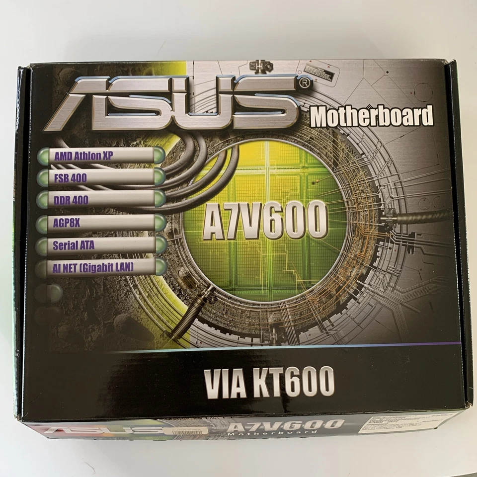 ASUS  Motherboard A7V600 VIA KT600 Brand New In Open Box - Image 1 of 4