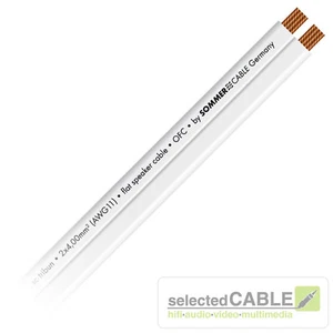 SOMMER CABLE 10m Sc Tribune 2 X 4,0 MM ² 3mm Flat Speaker Cable Rest - Picture 1 of 2