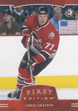#104 Chris Gratton - Buffalo Sabres - 2002-03 Be a Player First Edition Hockey