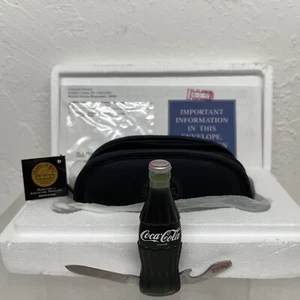 Franklin Mint Official Coca-Cola Bottle Pocket Knife Heirloom Collection RARE - Picture 1 of 5