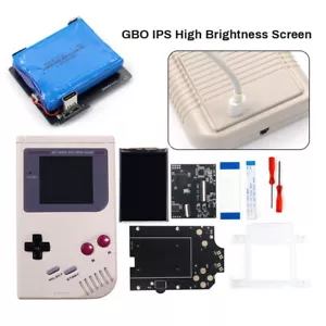 OSD Menu V5 Pro Full Size RIPS Backlight LCD+Pre-cut Shells W/Battery For GB DMG - Picture 1 of 42