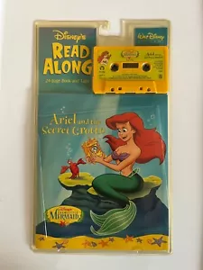 Disney's Ariel And The Secret Grotto Read Along Book + Cassette BRAND NEW *RARE* - Imagen 1 de 2