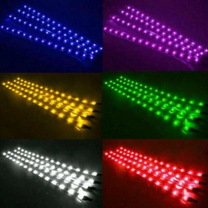 5x 15 LED 30cm 3528 Auto Flexible Wasserdicht Streifen Licht SMD 12V Balken Band - Bild 1 von 17