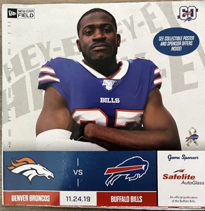 2019 Buffalo Bills Program vs Denver Broncos 11-24-19 at Buffalo - Picture 1 of 1