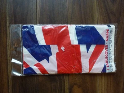 Large Union Jack Tablecloth 54inch X 108 inch - Image 1 of 4