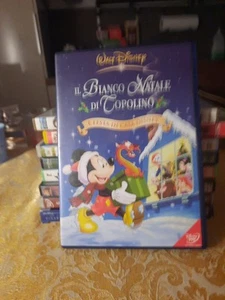 Dvd Film Animazione Il Bianco Natale di Topolino E' Festa in Casa Disney Raro - Foto 1 di 3