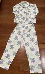 Anna-Kaci  California Flower Pattern Pajama Set M - Picture 1 of 11