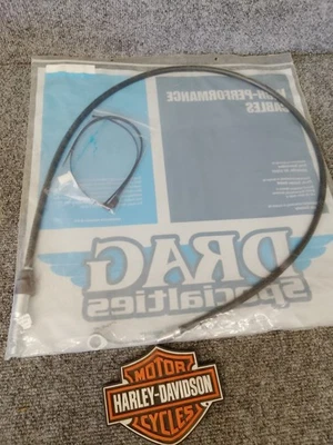 Harley FX FL 2018+ Drag Specialties Upper Clutch Cable 46 黑色 0652-2861 — 第 1/4 张图片