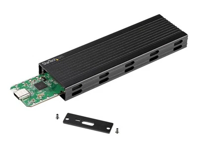 StarTechcom Enclosure USB-C a M.2 NVMe o M.2 SATA SSD 10Gbps Case esterno - Immagine 1 di 4