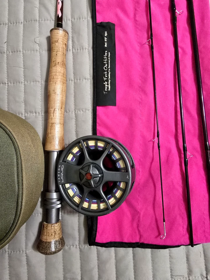 TFO Casting for Recovery 8wt 9' Fly Rod + Lamson Liquid 7+ Reel  - Image 1 of 4