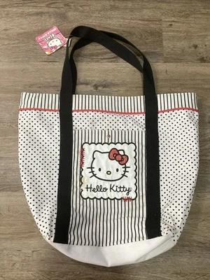 Bolso Sanrio Hello Kitty Grande 15" Color Blanco *Nota* Foto 1 de 4