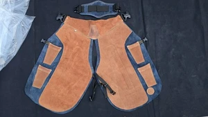 Handmade Leather Farrier Chaps Apron for Shoeing, Riding & Blacksmith Work - Picture 1 of 5