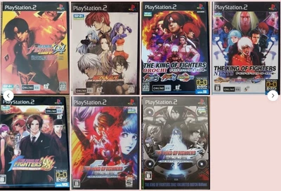 King Of Fighters 94 Neowave Orochi Nests 98 2002 Tougeki KOF PS2 Lot 7 Set - Image 1 of 4