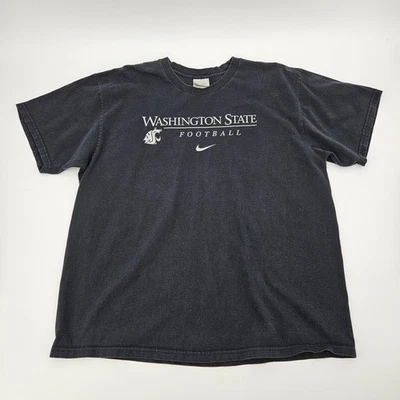 Camisa De Colección Nike Center Swoosh Washington State Cougars Para Hombre Talla XL Negra Foto 1 de 4