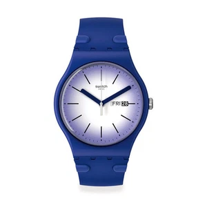 Swatch Watch Swatch VIOLET VERBENA BIG BOLD SUON716 Blue - Picture 1 of 3