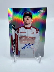 Autógrafo Kimi Raikkonen 2020 Topps Chrome Fórmula 1/65 - Imagen 1 de 2
