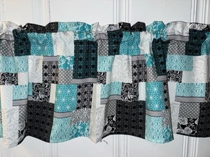 Handmade Patchwork Valance / Curtain Panel Bedroom window treatment Curtains - Picture 1 of 3