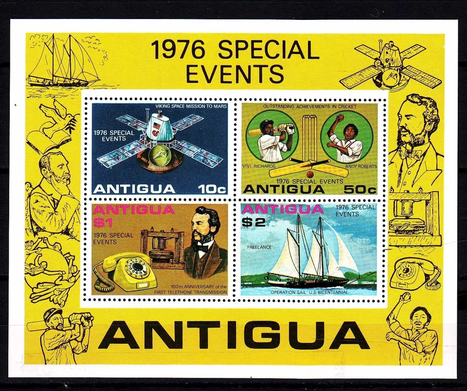 Antigua - 1976 "Special Events" S/S (MNH) Scott 458a We Combine Shipping - Image 1 of 1
