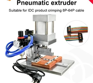 Crimpatrice pneumatica 220V crimpatrice per fili pressatrice - Foto 1 di 18