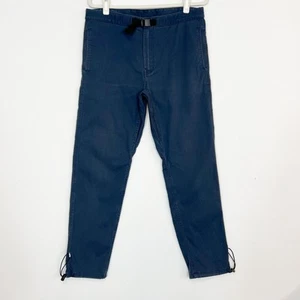 Beardedgoat Belted Hiking Activewear Drawcord Leg Men's Pants Medium Navy - Picture 1 of 15