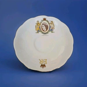 Piattino commemorativo incoronazione regina Elisabetta (2 giugno 1953) - Foto 1 di 2