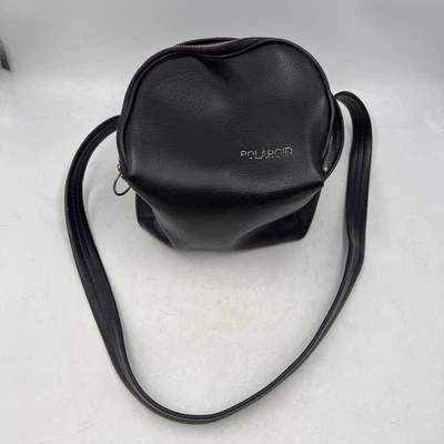 Estuche para cámara instantánea de cuero poloroide vintage con correa para el hombro Foto 1 de 4
