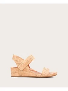GENTLE SOULS KENNETH COLE Womens Beige 1/2" Platform Gisele Wedge Sandal 5.5 M - Picture 1 of 3