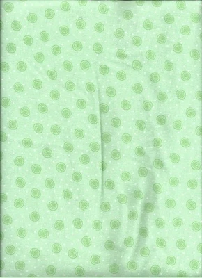 New AE Nathan Comfy Flannel Swirl Green Flannel Fabric by the Quarter-Yard - Image 1 of 2