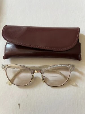 Artcraft Oro 12K Relleno 46 Aluminio 4-5 1/4 EE. UU. Mediados de Siglo Joyado Ojo de Gato Foto 1 de 4