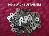 200x Wick Sustainers for Candle Making made of High-Quality Metal diameter 2mm