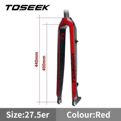 Carbon Rigid Fork MTB Bicycle Fork for Wheel 26er 27.5er 29er Disc Brake 160mm - Image 1 of 4