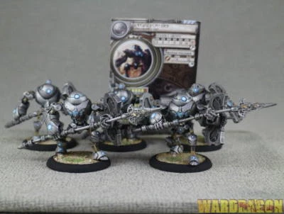 40mm Warmachine WDS painted Convergence of Cyriss Reciprocators f91 - Image 1 of 4