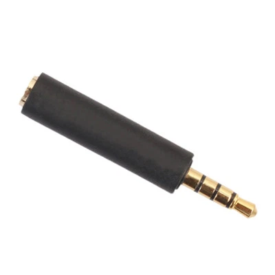 3.5mm 1/8 Male Plug 4 Pole TRRS To 3.5mm Female Jack Audio Adapter Connector - Image 1 of 4