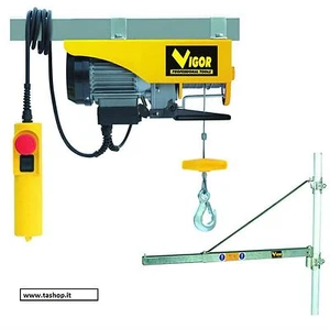 PARANCO ELETTRICO 125/250 KG ARGANO VERRICELLO MONTACARICHI bandiera compresa - Imagen 1 de 1