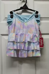 Justice Girls Cupcake Tankini 2 Piece Set - Blue- Medium(10)-NWT-765494 - Picture 1 of 3