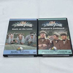 The Three Stooges DVD Stooged & Confused and Goofs on the Loose - Lot Of 2 2004 - Picture 1 of 5