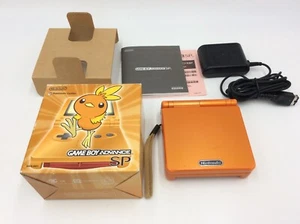 Consola Central Nintendo GameBoy Advance SP Achamo Torchic Pokemon con CAJA - Imagen 1 de 21