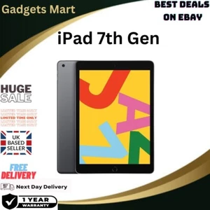 Apple iPad 7th Generation 10.2 Inch WIFI 32GB - Space Grey 2019 - Picture 1 of 4