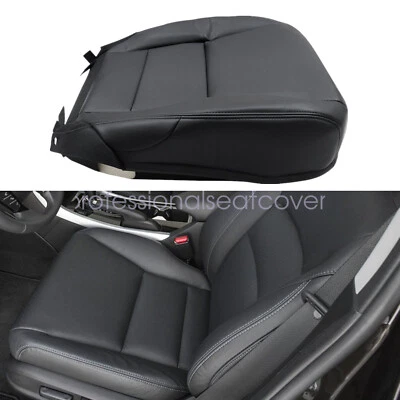 Driver Bottom Perforated Seat Cover Black For 2013-17 Honda Accord Hybrid - Image 1 of 4