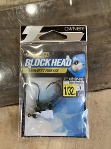 Owner Block Head Jighead NED Rig Jig 4151 -GP 1/32 - Bild 1 von 1