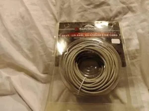 NEW radioshack 50ft telephone cord - Picture 1 of 1