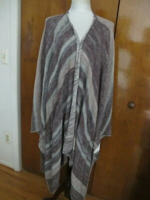 Cárdigan poncho largo combo neutro Free People para mujer talla grande  Foto 1 de 4