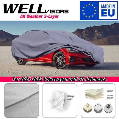 WELLvisors Car Cover 3-6898766HB For 2021-2024 Volkswagen Golf GTI Hatchback - Image 1 of 4