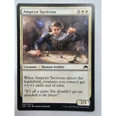 MTG Magic The Gathering Ampyrn Tactician Card White Magic Origins 2015 - Image 1 of 2