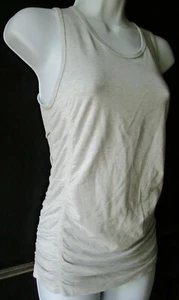 Fabletics NWT Heather Gray Kathie Seamless Ruched Tank Top Sz XS - Picture 1 of 5
