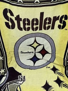 COPERTA NFL STEELERS, LICENZA UFFICIALE DA NORTHWEST COMPANY. TAGLIA 46" X 60" - Foto 1 di 4