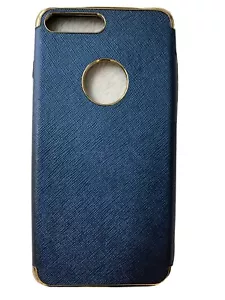 iPhone 7/8+ Full Protection BLUE Slim Bumper Case Cover by Luxarmor Executive - Picture 1 of 4