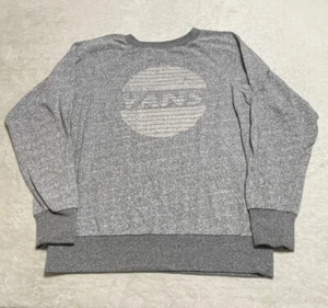Vans Sweatshirt Damen XL Grau Langarm Center Logo - Bild 1 von 8