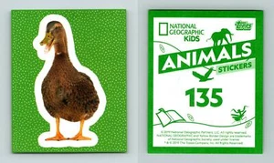 Duck #135 National Geographic Kids Animals 2019 Topps Sticker - Picture 1 of 1