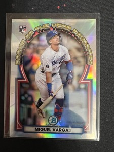 MIGUEL VARGAS - 2023 Bowman Chrome #ROYF-12 Rookie of the Year Favorites Dodgers
